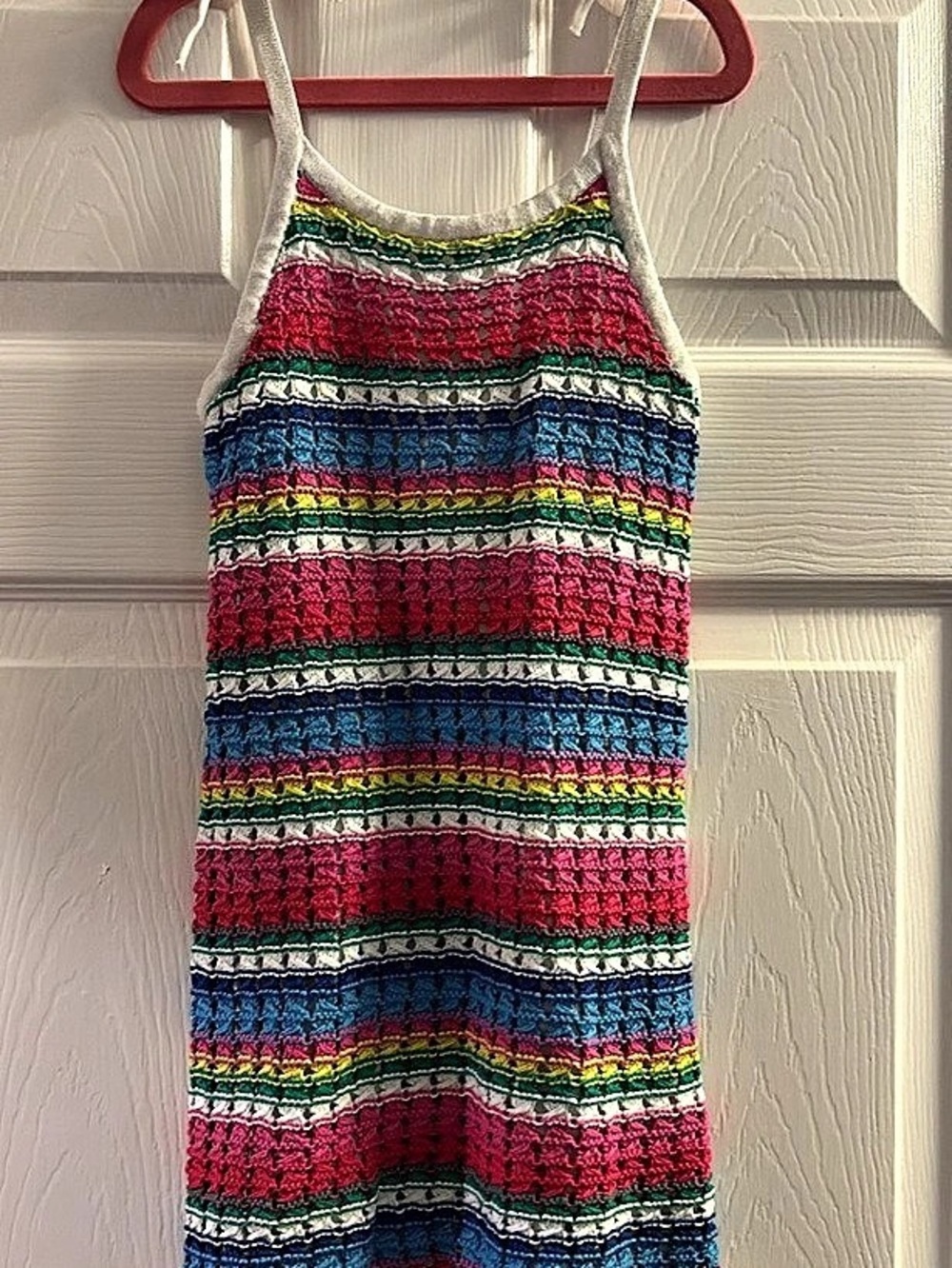 Multicolor Striped Mini Dress Like New